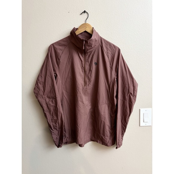 Mountain Hardwear Jackets & Blazers - Mountain Hardwear Kor Preshell Pullover Large Dusty Purple Mauve Windbreaker